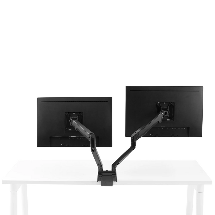 Swing Double Monitor Arm, Black