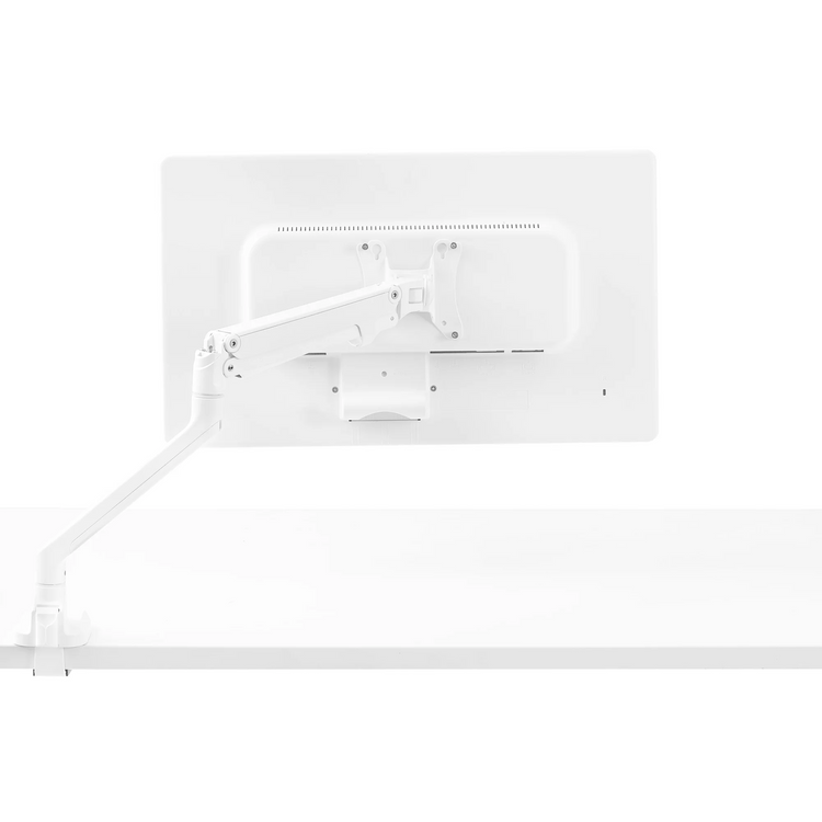 Swing Single Monitor Arm, White